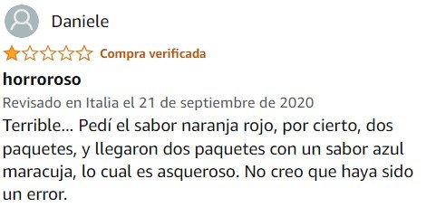 Ver peor valoración de Hot Blood 3.0 de la marca Scitec Nutrition en Amazon